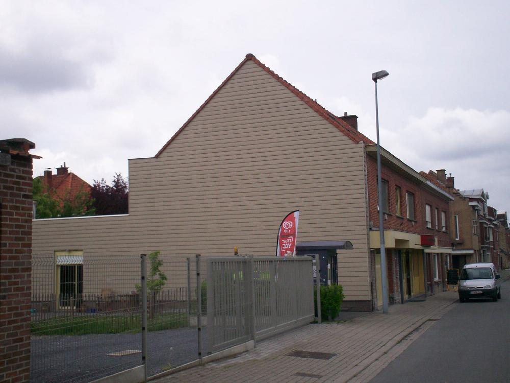 Wachtgevel met gevelbekleding